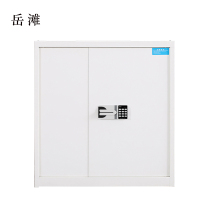 岳滩保险柜铁皮资料柜矮柜办公室储物柜单节白色国宝锁900*420*900