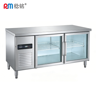 稔铭 玻璃门保鲜工作台 1200*600*800mm 台