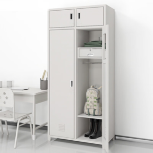 纳拓内务柜更衣柜衣帽物品柜铁皮柜储物柜宿舍衣柜二门更衣柜