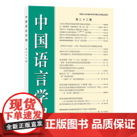 中国语言学报(第二十二期) 中国语言学会《中国语言学报》编委会 编 商务印书馆