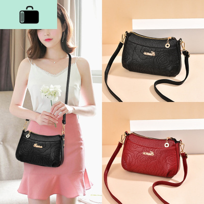 包包女斜挎包中年妈妈女士2020新款妇女软皮老年包简约大容量单肩NEW LAKE