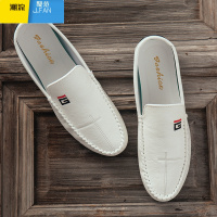 聚范2024年春季新款豆豆鞋男士皮鞋韩版驾车鞋懒人鞋社会潮流休闲男鞋