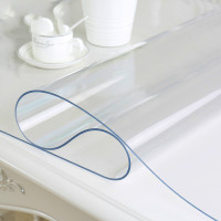 美帮汇pvc透明餐桌垫软塑料玻璃桌布防水防烫防油免洗茶几垫长方形台布