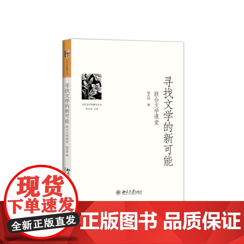 寻找文学的新可能——联合文学课堂 杨庆祥 北京大学出版社 正版书籍
