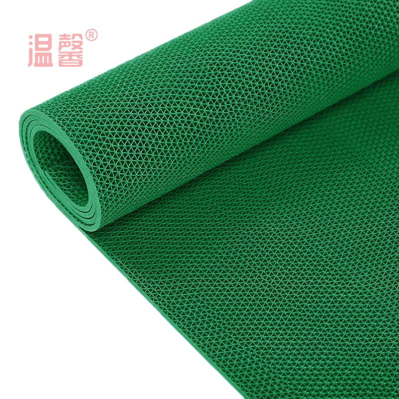 温馨 PVC防滑地垫 绿色0.9米宽 5mm*20m 卷