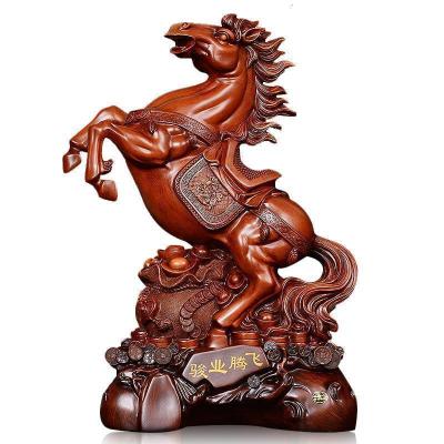 美帮汇骏业腾飞生肖马摆件工艺品办公室装饰品马办公桌摆设开业礼品