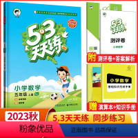 数学 人教版 五年级上 [正版]2023秋版53天天练五年级上册数学苏教版SJ 小学教辅课堂预习作业同步训练书 小儿郞五