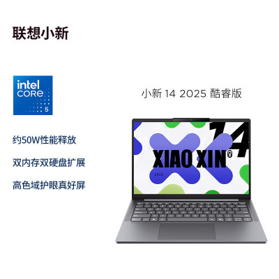 联想(Lenovo)小新14 14英寸轻薄本笔记本电脑(i7-13620H 24G 1T 集显 win11)卷云灰 官方标配
