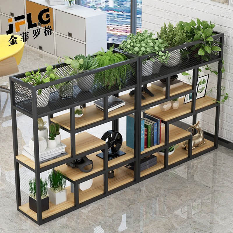 金菲罗格 置物架办公隔断铁艺花架