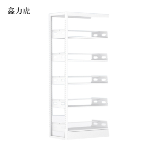 鑫力虎图书馆书架阅览室货架资料档案架钢制书架单面五层副架