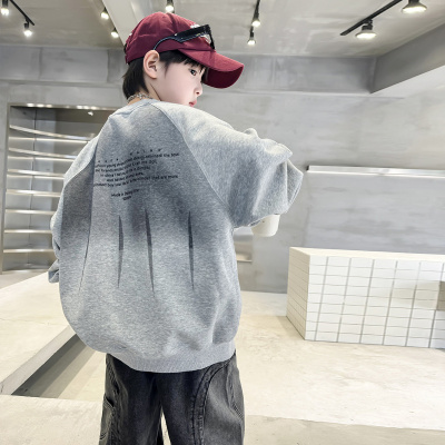 男童春装卫衣春秋季2026新款儿童痞帅气时髦男孩潮酷打底衫