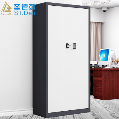 圣德列保密柜套色文件柜资料档案柜钢制加厚办公柜铁皮柜通门国保锁带抽