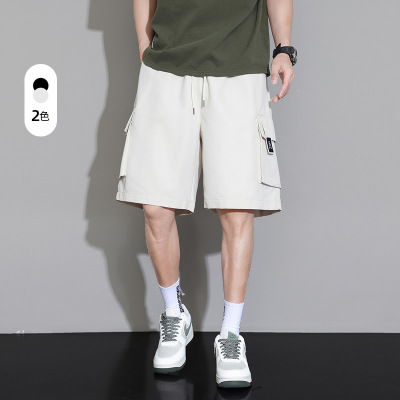 夏季新款运动短裤宽松韩版休闲男士工装裤百搭五分短裤子潮流男装