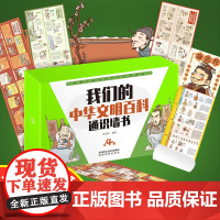 我们的中华文明百科通识墙书全套4卷 儿童趣味中国历史绘本写给孩子的书籍6-8-9-12岁图画书小学生一二三四五六年级课外