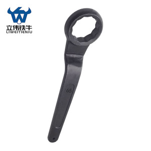 立伟铁牛单头梅花扳手65mm/把