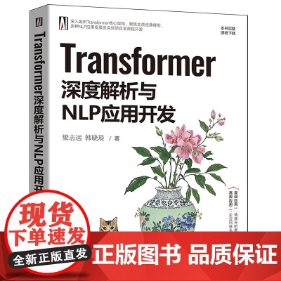 [正版新书]Transformer深度解析与NLP应用开发 梁志远,韩晓晨 清华大学出版社 计算机