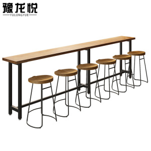 豫龙悦吧台桌长条桌