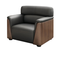 锦北 办公沙发办公室接待沙发商务会客沙发沙发茶几组合 单人位沙发