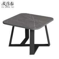 芙首泰岩板边几600*600*500mm张