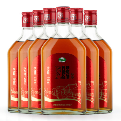 会稽山绍兴黄酒整箱善酿酒水香国色红国色红标500ml*6瓶老酒泡阿胶