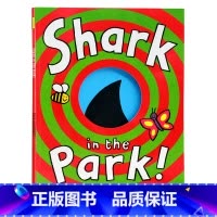 [正版]公园里的鲨鱼 进口英文原版 Shark in the Park 洞洞书 作者 Nick Sharratt 吴敏