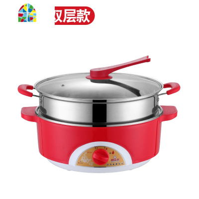 封后电蒸锅家用大容量多层电蒸笼多功能蒸菜馒头304不锈钢商用蒸汽锅 罗兰紫+4蒸笼(家用)304不锈钢32CM(五层)机