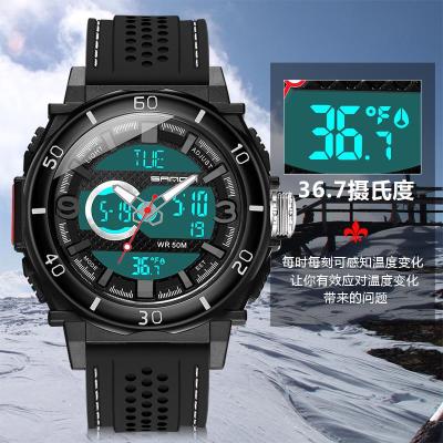 特种兵手表男个性潮流温度显示中学生电子表防水运动黑科技军表男同款同款