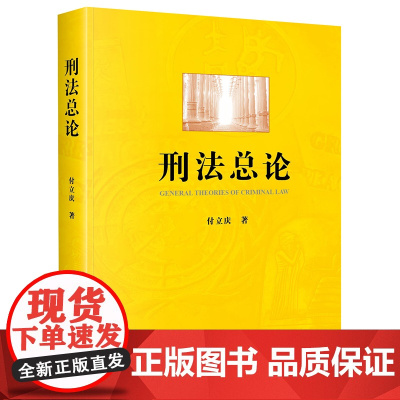 刑法总论 付立庆 法律出版社