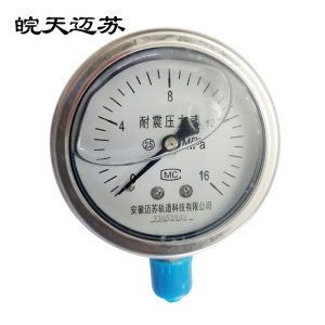皖天迈苏YN-60普通耐震压力表2.5级