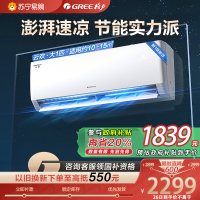 格力云欢大1匹新能效变频一级挂机省电节能 KFR-26GW/NhGr1Bt 冷暖挂壁式家用空调