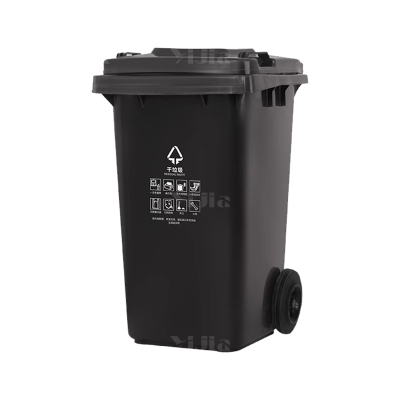 翌嘉YJ4122122 户外分类垃圾桶环卫垃圾桶 100L黑色