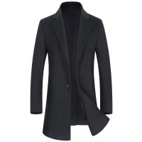 100%羊毛双面呢大衣商务男士秋冬新款中长双面呢大衣妮子外套男装