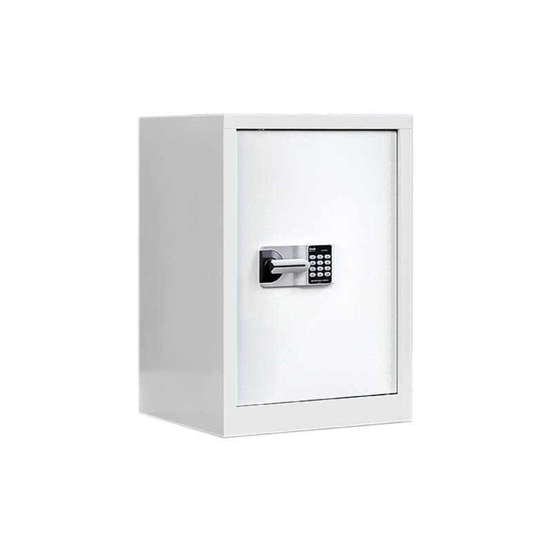 正斌保密柜财务档案柜文件柜办公室资料储物柜保险柜电子密码国保锁单门白色-国保密码锁