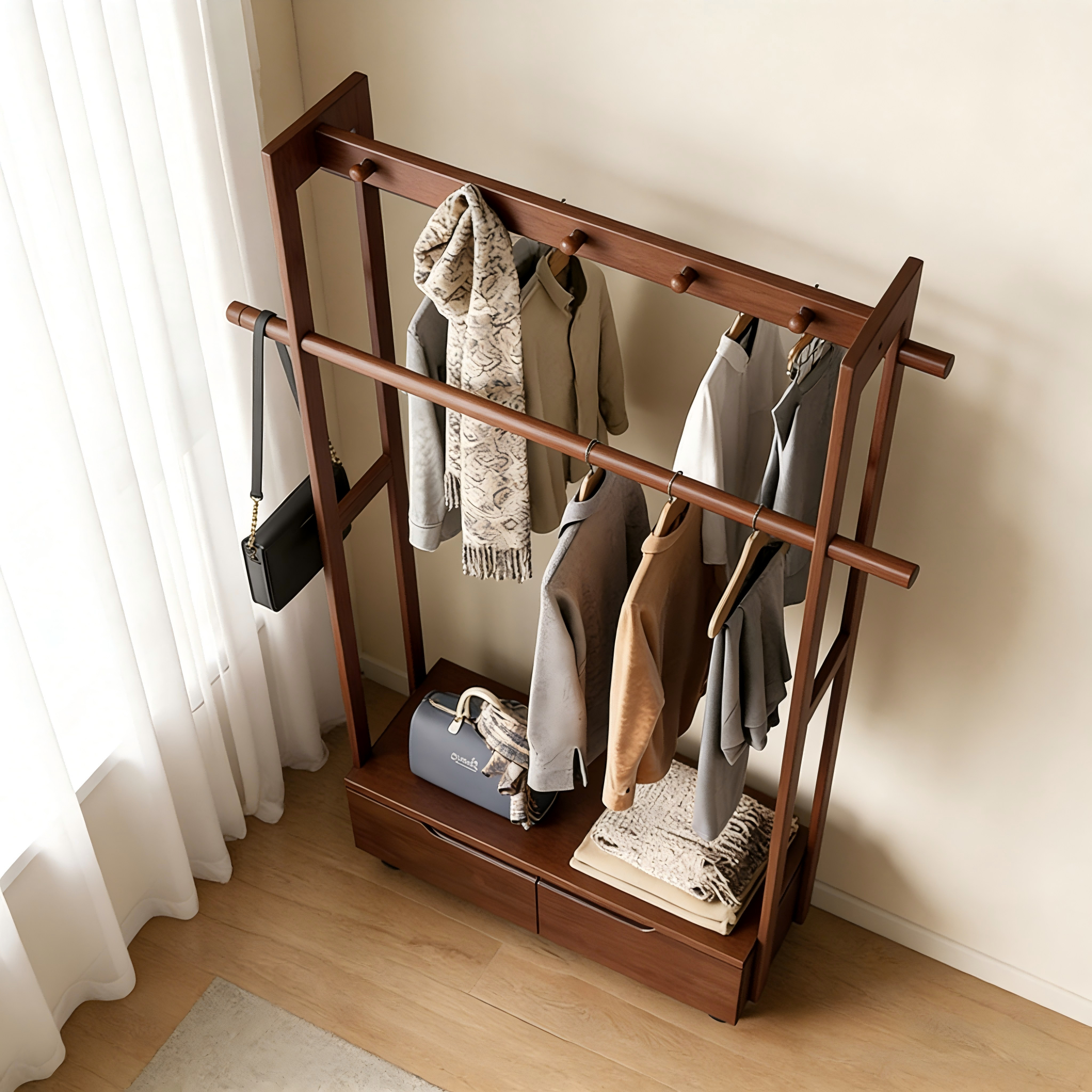 喜霸 DS-002 实木衣架