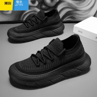 聚范男鞋夏季2024新款百搭休闲运动跑步网鞋男士飞织网面透气薄款潮鞋