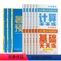 二生三年级+基础天天练+计算天天练 小学通用 [正版]学而思 暑假预复习+基础计算天天练经典学习法强化训练语数英精准提升