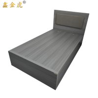 鑫金虎现代简约板式床单人床1250*2000*400mm