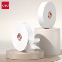 得力(deli) )高粘EVA泡棉 双面胶带 泡沫双面胶强力胶 24mm*10y*2mm12卷箱装 办公用品 JL113