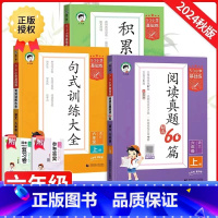 [3本套]积累默写+句式训练+真题60篇 六年级上 [正版]2024秋53小学基础练积累与默写六年级上册语文专项训练句式