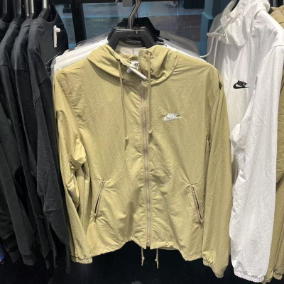NIKE耐克连帽外套运动休闲舒适梭织男装夹克FB7398-247 D