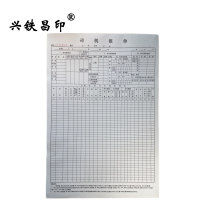 兴铁昌印 司机报单 8K 本