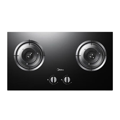 美的(Midea)燃气灶天然气一级能效煤气灶4.5KW猛火灶台嵌两用多段火力立体旋火熄火保护