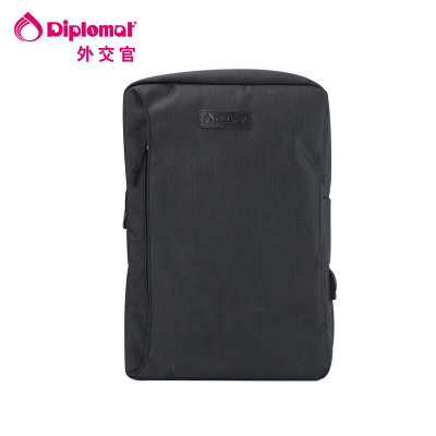 Diplomat外交官时尚休闲双肩包背包YH-812L-101(单位:个) 黑色