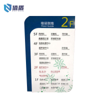 值盾 ZSYDON 亚克力索引牌指示牌楼层牌 定制内容 平方米