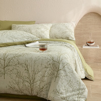 全棉三层纱床上四件套纯棉加厚床单被套床笠床品2026新款四季通用