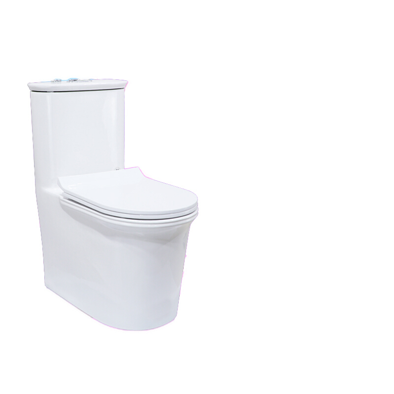 马桶直冲抽水马桶坐便器静音喷射防溅虹吸横排釉面排水缓降加厚冲力排式坐厕地排升级防溅--马桶波迷娜BOMINA