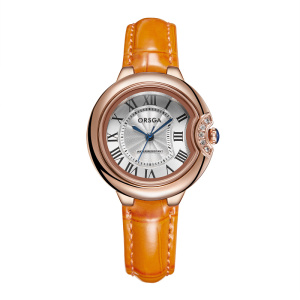 ORSGA手表女520告白气球女士手表潮流轻奢时尚商务休闲女表皮带石英表520999L