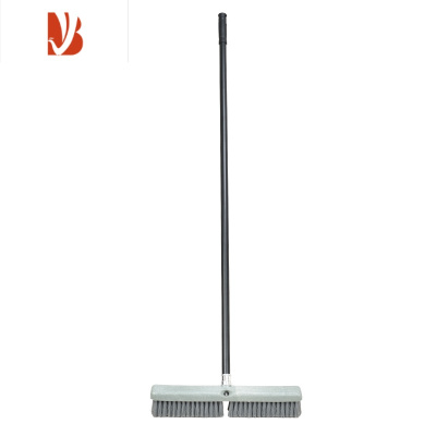 三维工匠白云商用地板洗地刷长柄加大号硬毛浴室瓷砖卫生间刷子户外清洁刷