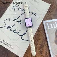 适用小米手环9pro表带8pro皮纹硅胶夏季运动多巴胺透气7pro腕带3264