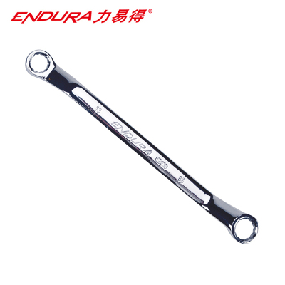 力易得(ENDURA)E2451全抛光铬钒钢双头梅花扳手 30*32mm 1把(货期3-5天)